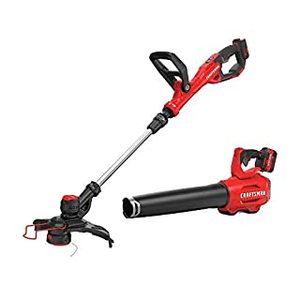 lot 3640 image: CRAFTSMAN V20 String Trimmer and Blower Combo Kit, Cordless (CMCK297M1) (B07Q7DXQ2R)