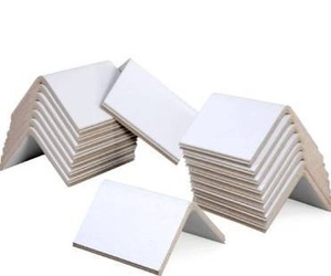 lot 3652 image: IDL Packaging Cardboard Edge Protectors 2 x 2 x 3, Pack of 100, White, 0.160 Thick  Reinforced V-Board Edge Guards for Pallets  Heavy-Duty Cardboard Corners for Shipping  Sustainable Packaging