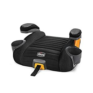lot 3703 image: Chicco GoFit Plus Backless Booster Car Seat - Iron