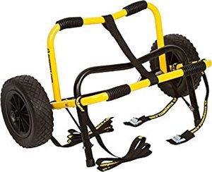lot 3710 image: Suspenz Heavy Duty Airless Cart, Yellow, 31 x 15 (22-6699) (B00TM3TCQ4)