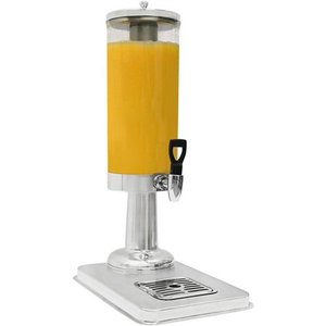 lot 3728 image: Stainless Steel Beverage Drink Container Dispenser with Non-drip Spigot 3.5L