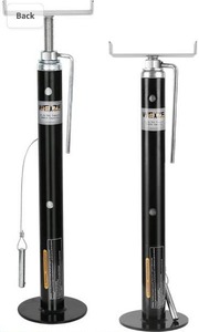 lot 3745 image: WEIZE Heavy Duty Slide Out Support - Adjusts from 20 to 48, 5000lb Capacity Each, Rust Resistant Steel Quick-Lift RV Stabilizer Jacks, Set of 2
