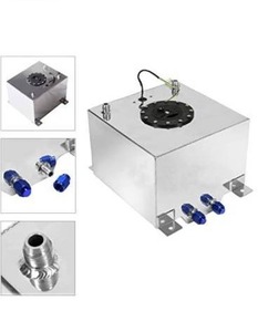 lot 3746 image: SUPERFASTRACING 8 Gallon Aluminum Fuel Cell Gas Tank with Level Sender Kit
