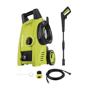 lot 3747 image: Sun Joe SPX1000 1450 PSI 1.45 GPM 11.5-Amp Electric Pressure Washer, Green