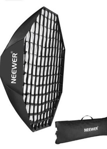 lot 3755 image: Neewer 55140cm Beehive Octagon Umbrella Speedlite Softbox for Nikon, Canon, Sony, Pentax, Olympus, Panasonic Lumix Flash Light, with Bowens Mount