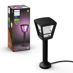 lot 8023 image: Philips Hue White & Color Ambiance Econic Outdoor Smart Pathway light Extension(Hue Hub & Base Kit required), 1 light  mounting kit, works with Alexa