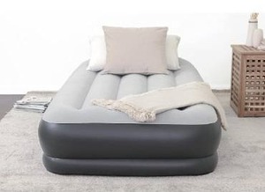 lot 3769 image: SLEEPLUX Durable Inflatable Air Mattress with Built-in Pump, Pillow and USB Charger