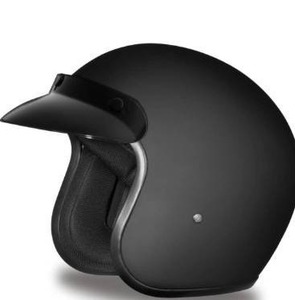 lot 3770 image: Daytona Helmets 34 Open Face Motorcycle Helmet  DOT Approved - Small