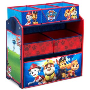 lot 3771 image: PAW Patrol 6 Bin Design & Store Toy Organizer by Delta Children Greenguard Gold Certified
