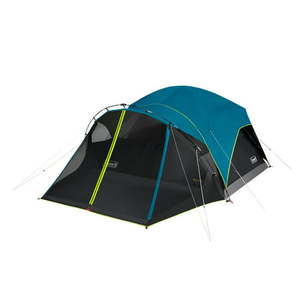 lot 3826 image: Coleman 6-Person Carlsbad Dark Room Dome Camping Tent with Screen Room