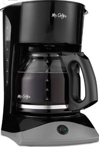 lot 3847 image: Coffee Coffee Maker with Auto Pause and Glass Carafe, 12 Cups, Black
