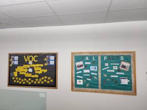 lot 49043 image: Lot of (2) 6ft Corkboards