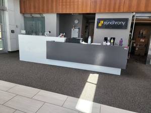 lot 49050 image: U Shape Reception Desk - See Photos some wear