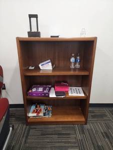 lot 40297 image: 3 Tier Bookshelf