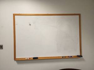 lot 29760 image: 6ft Wooden Frame Whiteboard