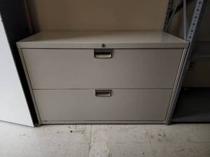 lot 29763 image: 2 Drawer Lateral Filing Cabinet