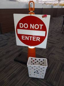 lot 40134 image: Lakeside Plastics Construction Cone and Waste Basket