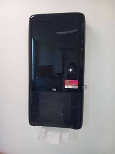 lot 40201 image: Lot of 2 TORK Peak Serve Jumbo Towel Dispenser in Black