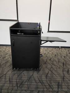 lot 40237 image: Podium with 3 Series Creston System Hookup