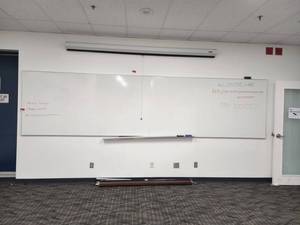 lot 40243 image: 12 ft White Board - Bring Tools to Remove