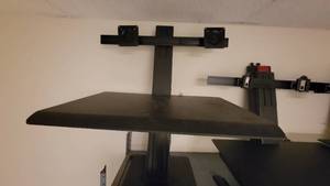 lot 40255 image: Human Scale Computer Stands W Adjustable Heights