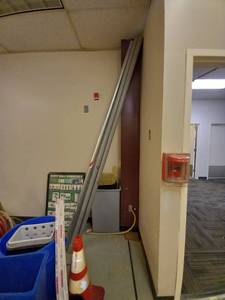 lot 49234 image: Lot of 3- 2in Rigid PVC Conduit and 2- 2in Electrical Metallic Tubing