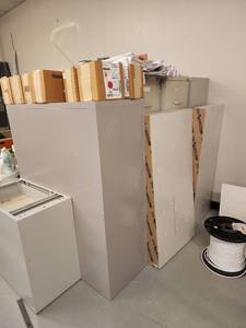 lot 49239 image: Lot of 4 Steelcase Filing Cabinets