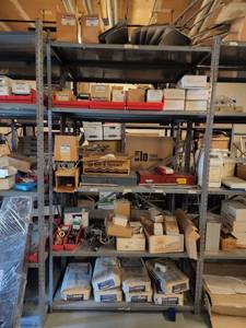 lot 49327 image: Contents of Shelf - Freeze Free, Fan Blades, Underlayment, Terminals and More