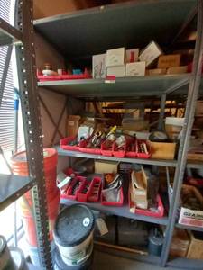 lot 49338 image: Contents of Shelf - Spring Return Aculator, Gaskets, Liebert Motor, and More