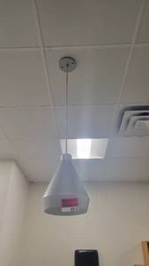 lot 40521 image: Gray Hanging Light Fixture