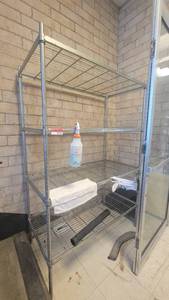 lot 40560 image: 4-Tier Metal Shelf