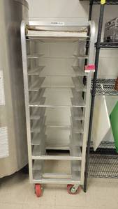 lot 40561 image: Channel Aluminum Sheet Pan Rack
