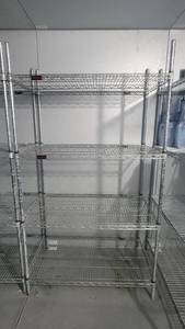 lot 40586 image: Eagle 4-Tier Stainless Steel Rack