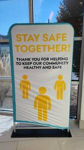 lot 45009 image: 3ft Aluminum Display Sign