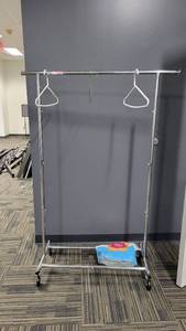 lot 45014 image: 42in Rolling Coat Rack