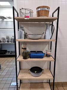 lot 44573 image: Contents of Shelf - Shelf not Included - Home Decor Items