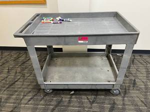 lot 22684 image: 2-Tier Gray Cart