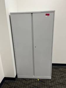 lot 22701 image: Upright Storage Cabinet