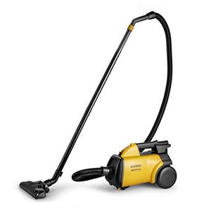 lot 46550 image: Eureka 3670M Canister Cleaner, Lightweight Powerful Vacuum for Carpets and Hard floors, w 5bags,Yellow
