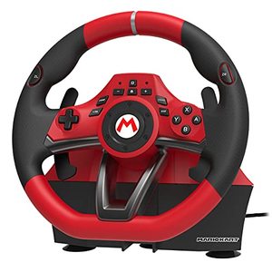 lot 46551 image: Nintendo Switch Mario Kart Racing Wheel Pro Deluxe By HORI,Officially Licensed By Nintendo