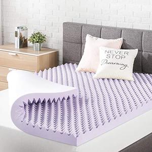 lot 46581 image: Best Price Mattress Egg Crate Memory Foam Mattress Topper,Twin