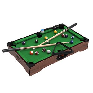 lot 46587 image: Mini Tabletop Pool Set- Billiards Game