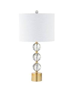 lot 46597 image: Jonathan Y Ashley Crystal Led Table Lamp