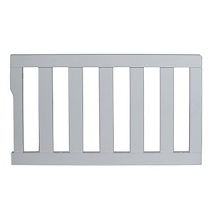 lot 46598 image: Dream On Me Universal Convertible Crib Toddler Guard Rail, Pebble Grey