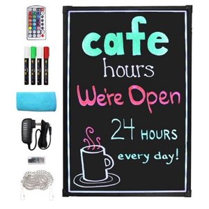 lot 46636 image: Everbilt 16 In. X 24 In. Led Message Board for Resturant Menu or Retail Display