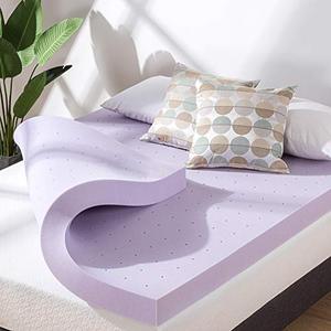 lot 46657 image: Mellow Ventilated Memory Foam Mattress Topper, Queen