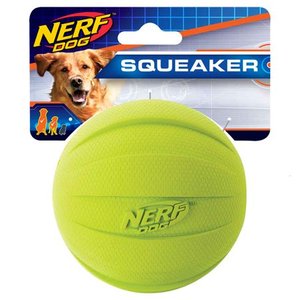 lot 46675 image: Nerf Dog Classic Squeak Ball, 3.8inch, Green