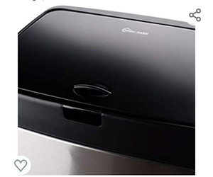 lot 46682 image: Simpli-magic Stainless Steel Sensor Trash Can, 13 Gallon