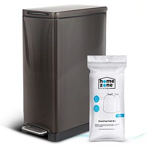 lot 46727 image: Home Zone Living 12 Gallon Kitchen Trash Can
