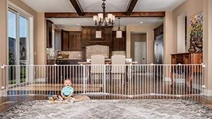 lot 46733 image: Regalo 192-Inch Super Wide Adjustable Baby Gate and Play Yard